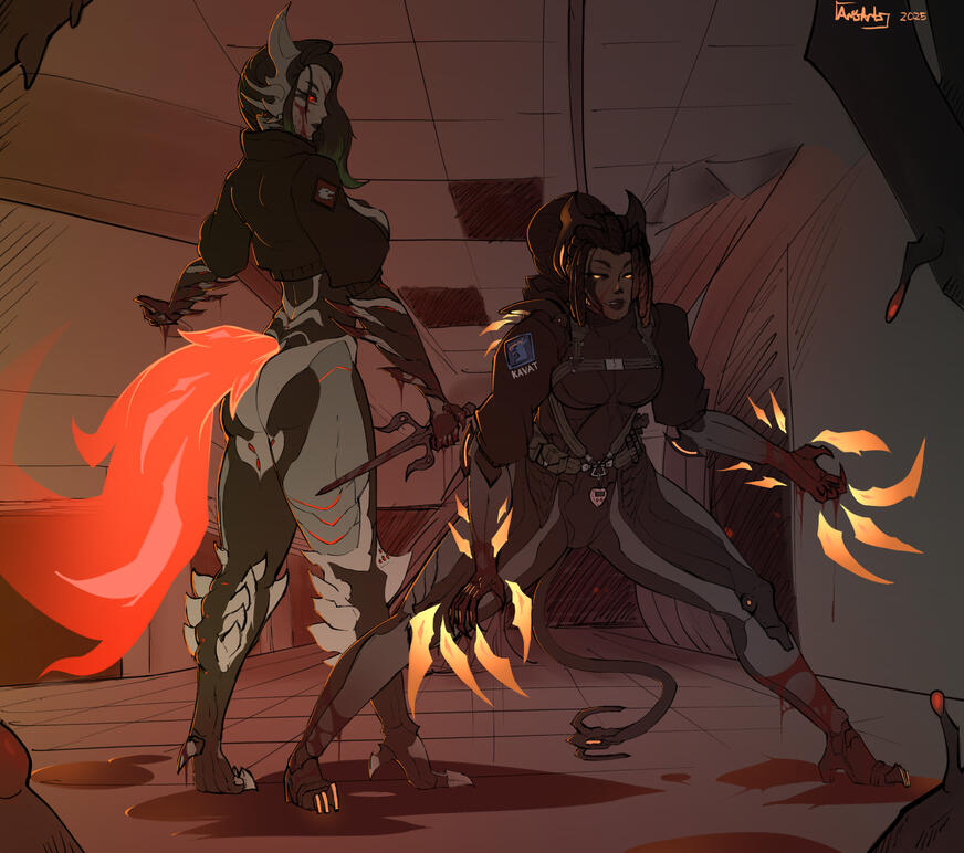 Valkyr & Voruna Protoframes (Warframe)